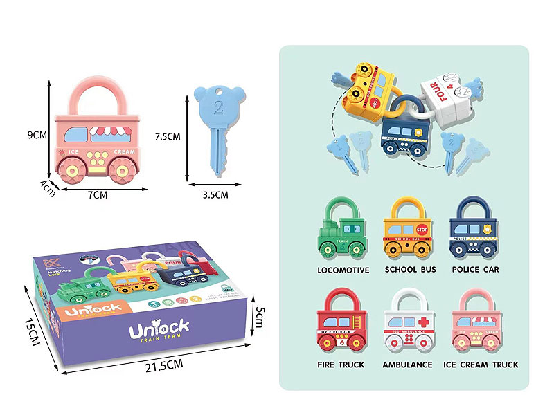 Unlock Train Team(6in1) toys