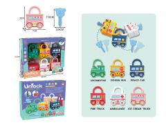 Unlock Train Team(6in1) toys