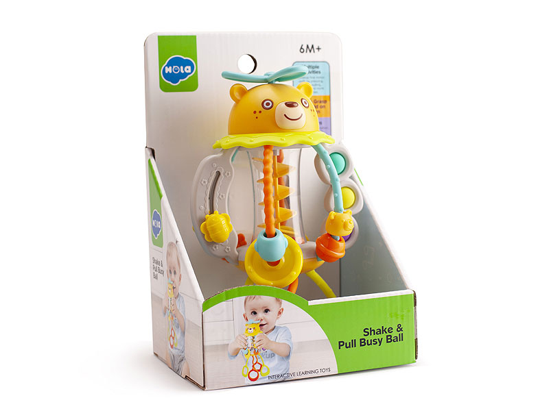 Shake & Pull Busy Ball toys