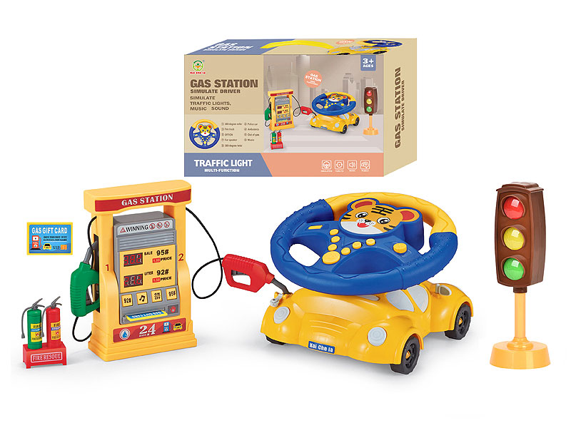 Gas Station Simulate Driver Traffic Light toys