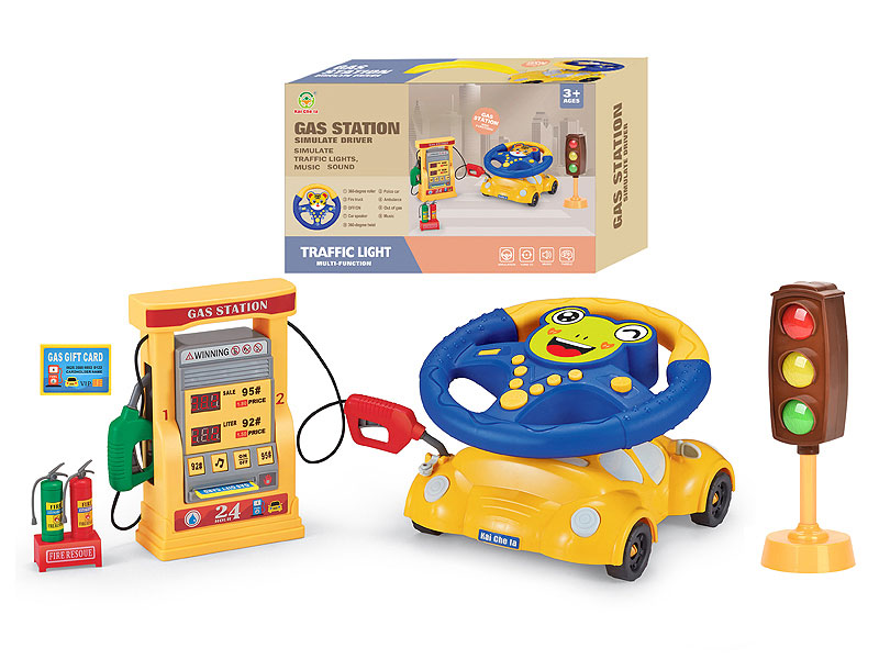 Gas Station Simulate Driver Traffic Light toys