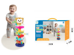 Knock-knock Ball Spinning Tower toys