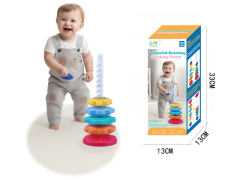 Colorful Rotating Stacking Tower toys