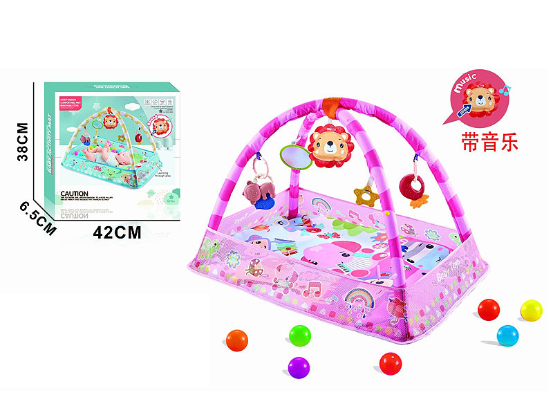 Baby Fence Fitness Mat & 8pcs Ball toys