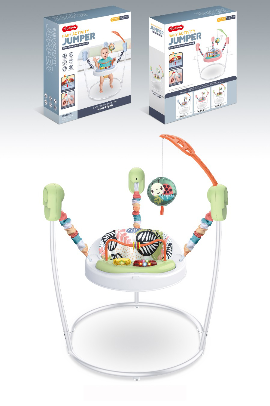 Baby Jumping Chair W/M toys