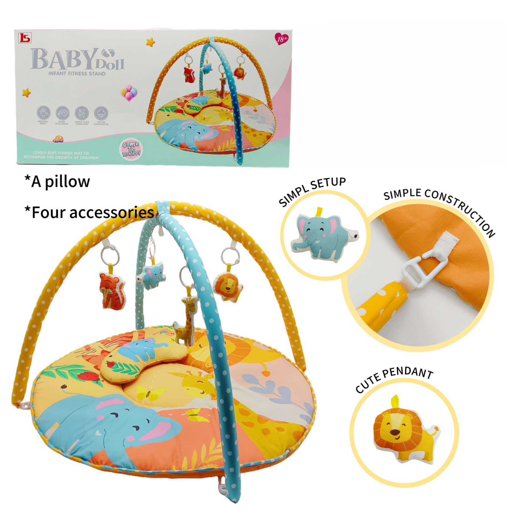 Baby Crawls Cushion toys