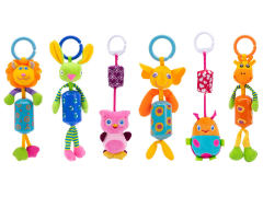 婴儿毛绒公仔安抚风铃挂件