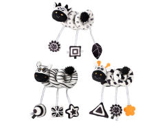 婴儿床绕床早教挂件毛绒公仔