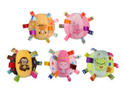 儿童早教感知抓握毛绒公仔触感球