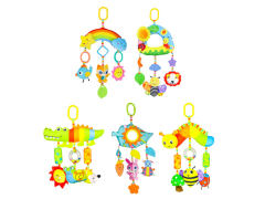 卡通动物风铃毛绒公仔挂件