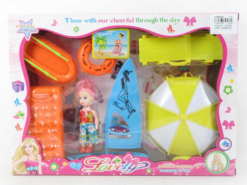 Beach Set & Doll toys