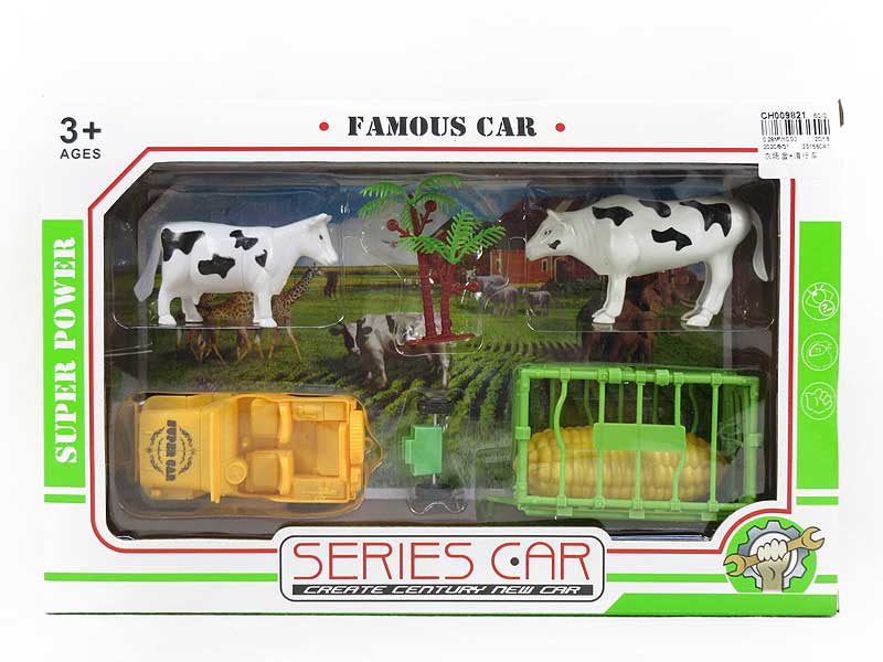 Farm Set & Free Wheel Car toys
