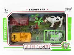 Farm Set & Free Wheel Car