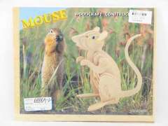 Wooden Diy Rat toys