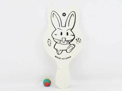 Wooden Paddle Ball toys