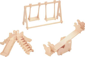 Wooden puzzle with pen toys