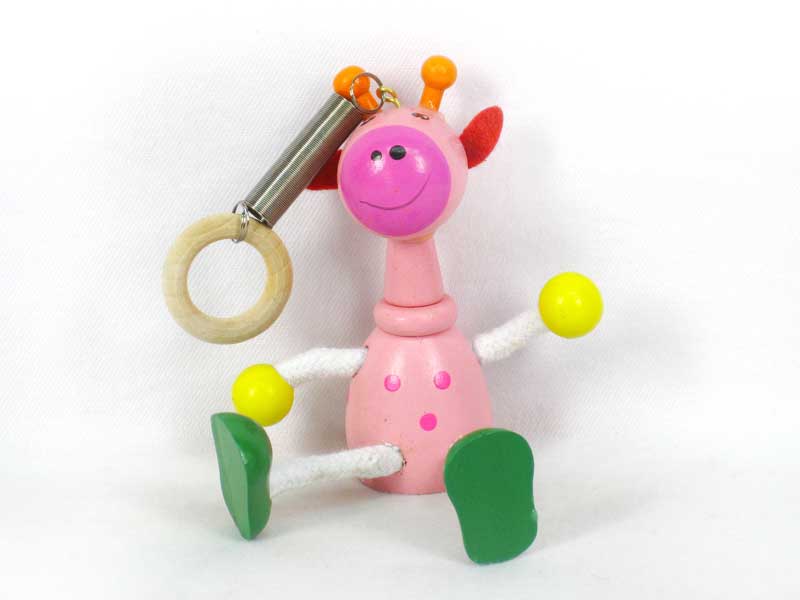 Wooden Extension Spring Animal toys