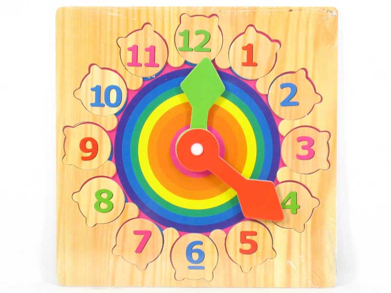 Wooden Clock toys