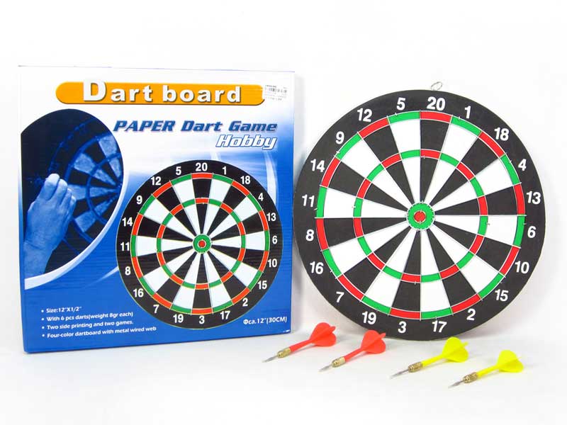 12"Wooden Dart Game toys