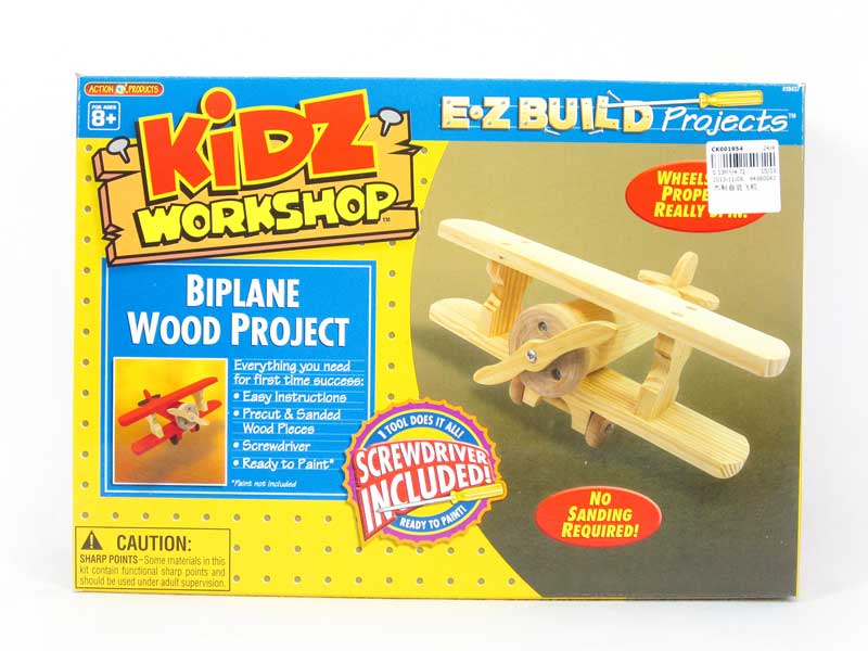 Wooden Diy Plane toys