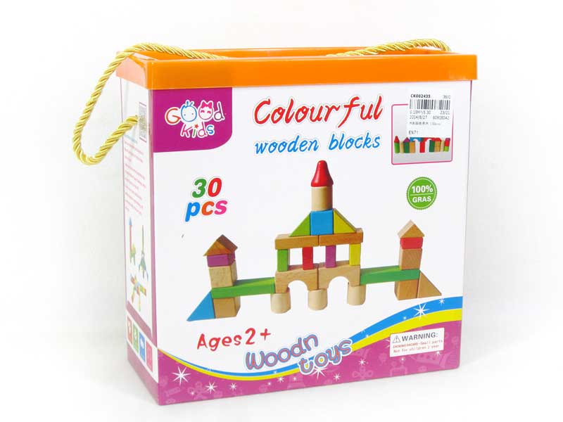 Wooden Blocks(30pcs) toys