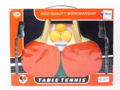 Wooden Ping-pong Set(2in1) toys
