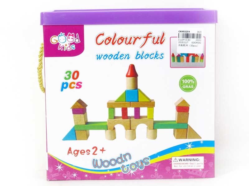 Wooden Block(30PCS) toys