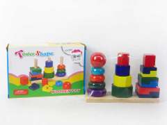Wooden Tower Shape toys
