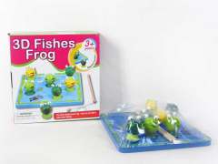 Wooden Fishes Frog Game toys