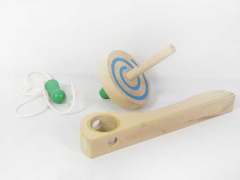 Wooden Pull Line Top toys