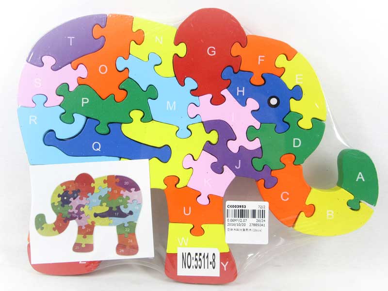 Wooden Puzzle(26pcs) toys