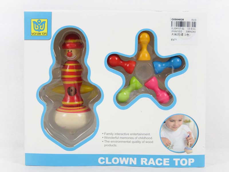 Wooden Top(3C) toys