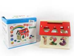 Wooden Numbers Box toys