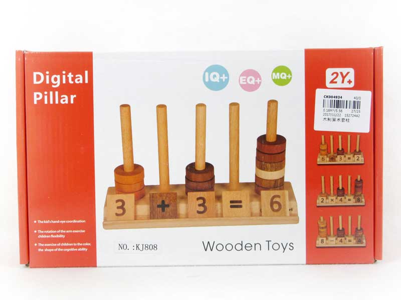 Wooden Digital Pillar toys