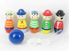 Wooden Bowling Game toys