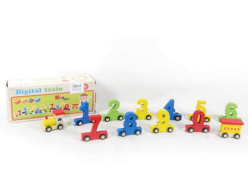 Wooden Block Train14 toys