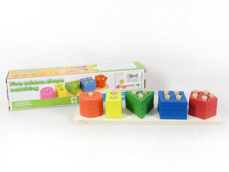 Wooden Graphic Pairing toys