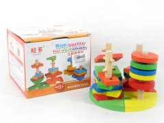 Wooden Four Sets Of Columns toys