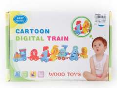 Wooden Number Tain toys