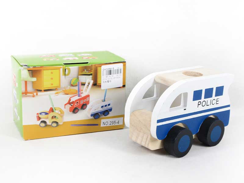 Wooden Police Car toys
