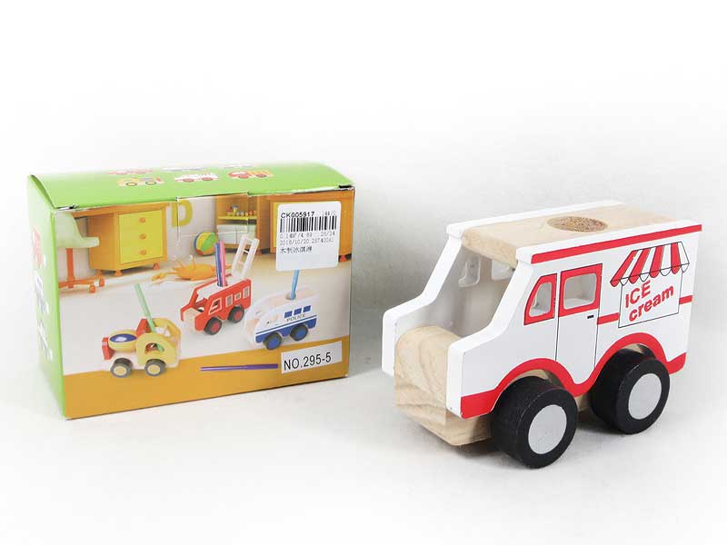 Wooden Ice Cream Car toys