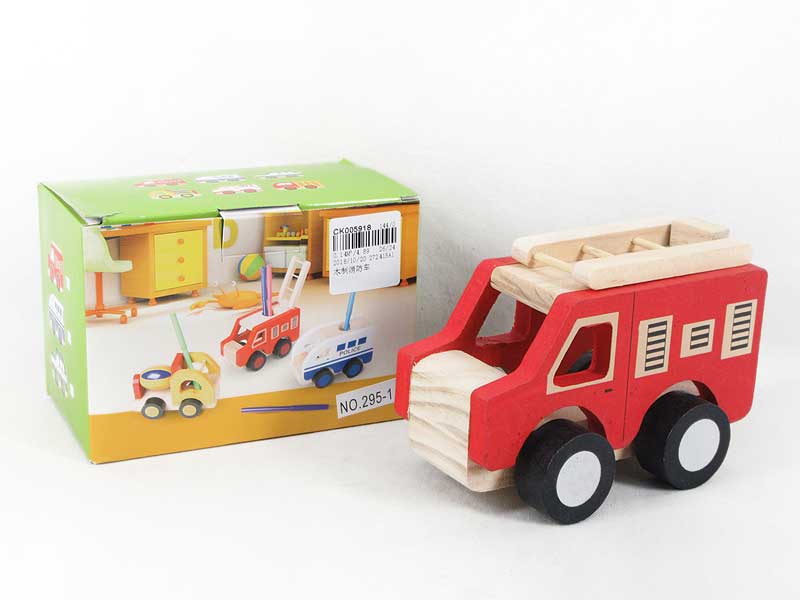 Wooden Fire Engine toys