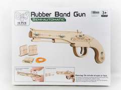 Wooden Rubber Band Gun(19pcs)