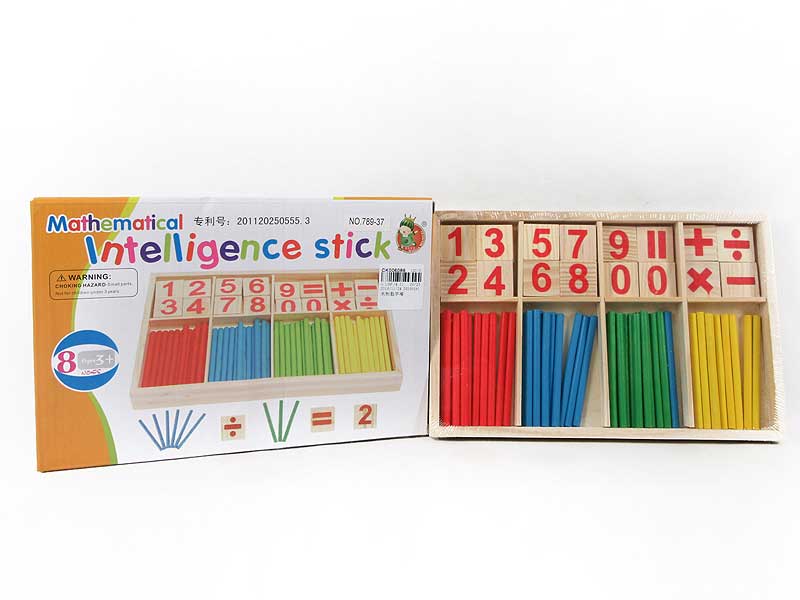 Wooden Intelligence Stick toys