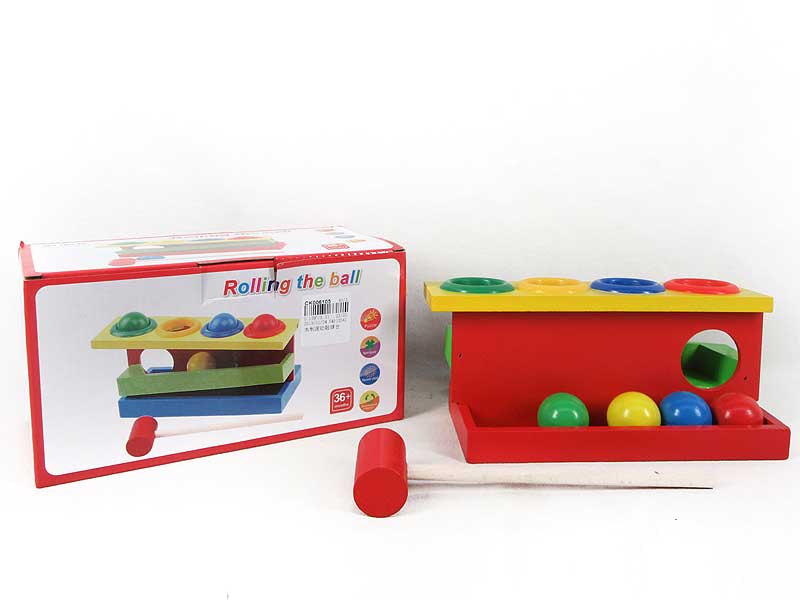Wooden Rolling The Ball toys