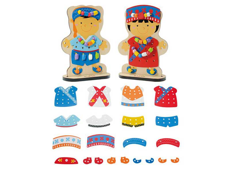 Wooden Beaded Preschool(2S) toys
