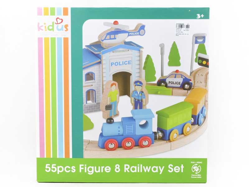 Wooden Track Series(55pcs) toys