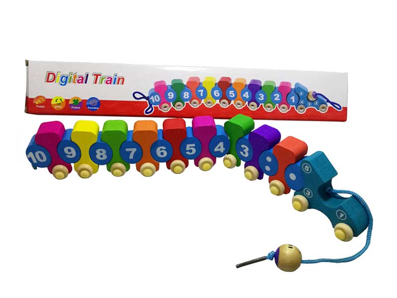 Wooden Digital Train toys