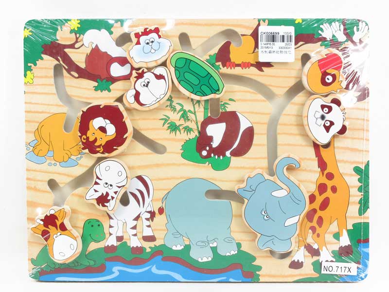 Wooden Forest Animal Location toys