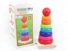 Wooden Seven-color Tower
